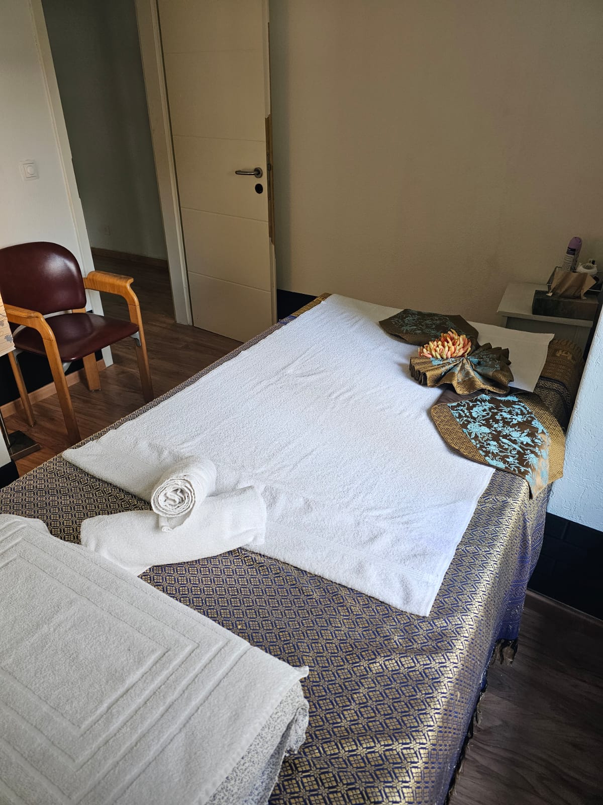 Traditionelle Thai Massage Setup